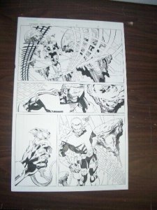 COMMON GROUNDS #2 PG 4 ORIGINAL COMIC ART-DAN JERGENS   FN