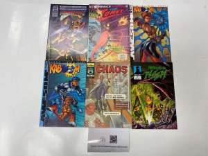 6 MALIBU comic books Prototype Comet Kaboom Chaos Warriors Plasm 55 KM37