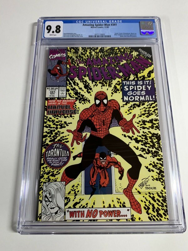 Amazing Spider-man 341 Cgc 9.8 White Pages Marvel