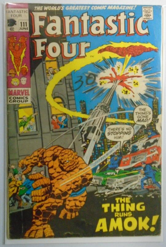 Fantastic Four (1st Series) #111, 2.0 (1971)