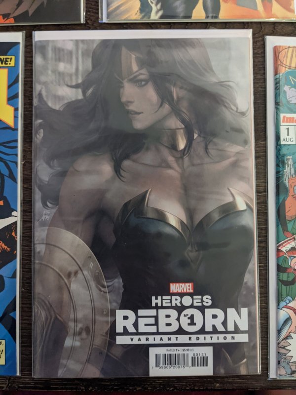 Heroes Reborn #1. Wonder Woman Variant Cover