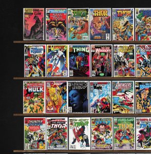 Huge Lot 140+ Comics with The Mighty Thor, Thunderstrike, The Thing & More!