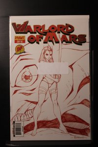 Warlord of Mars #12 Risqué Art Blue Sketch Retailer Incentive Variant Cove...
