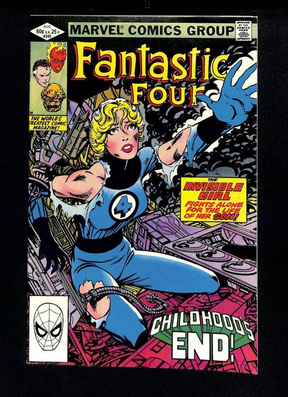 Fantastic Four #245 Invisible Girl!