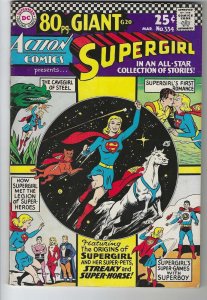 Action Comics 334  80 Page Giant VG/F Featuring Supergirl Reprints Origin