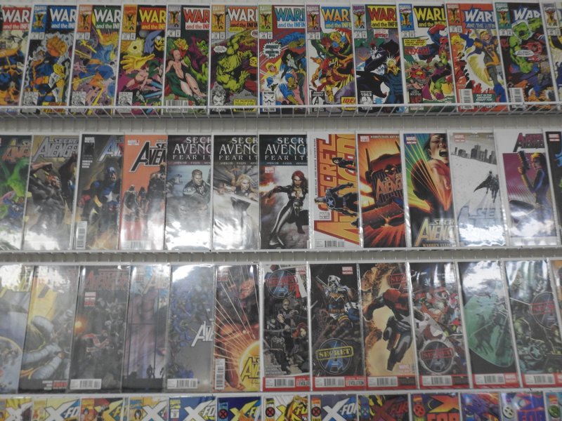 Huge Lot of 130+ Comics W/ Secret Avengers, Warlock, X-Force! Avg.  VF Condition