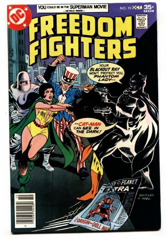 Freedom Fighters #10-1977-Origin of DOLL MAN-DC