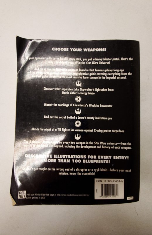 Star Wars: Essential Guide to Weapons and Technology #1 Del Rey Comic J702