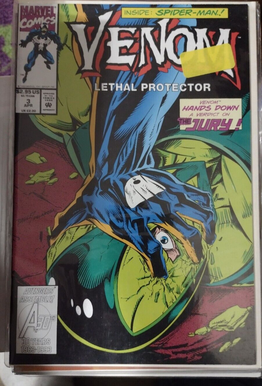 VENOM LETHAL PROTECTOR #3 1993 marvel eddie brock SPIDERMAN DE LA ROSA |  Comic Books - Modern Age, Marvel, Venom / HipComic