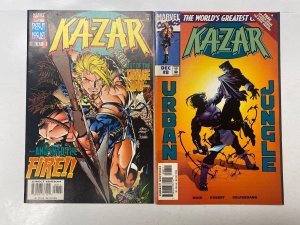 4 MARVEL comic books Ka-Zar #1 8 Doctor Doom #7 X-Men Prime 24 KM15