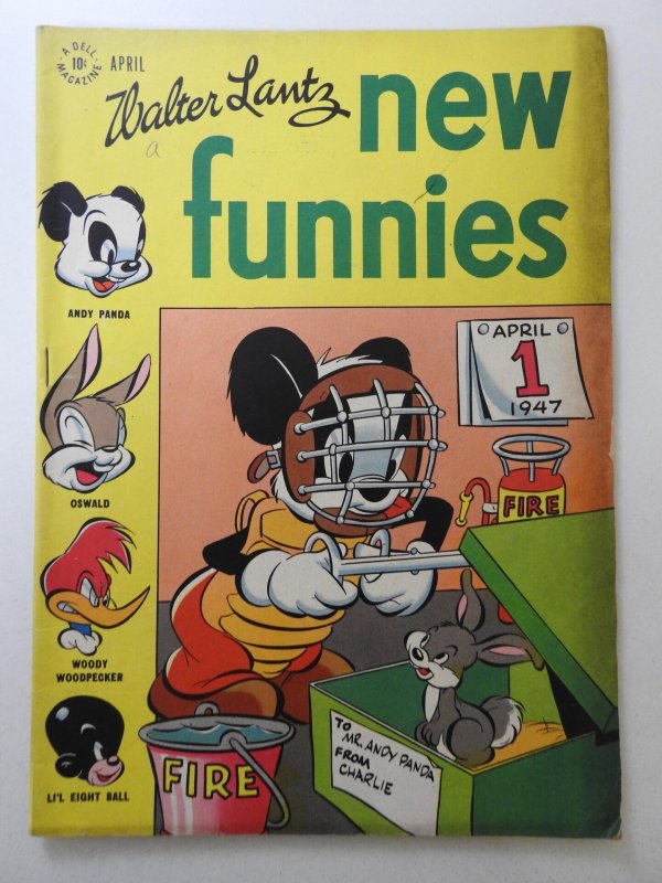 Walter Lantz New Funnies #122  (1947) Woody Woodpecker! Sharp VG Condition!