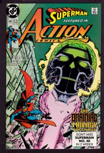 Action Comics #649  George Perez cover.  8.5 VF+