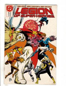 Legion of Super-Heroes #41 (1987) DC Comic Superman Flash OF7