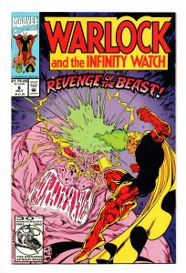 WARLOCK & THE INFINITY WATCH #06 (1992) TOM RANEY | DIRECT EDITION