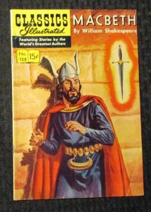 1955 Sept MACBETH Classics Illustrated #128 VG 4.0 Gilberton