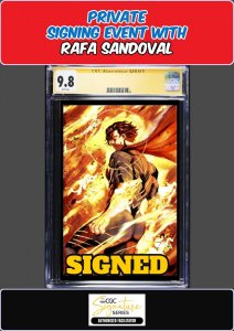 ABSOLUTE SUPERMAN #14 DRAPER-IVEY CGC SS 9.8 RAFA SANDOVAL SIGNING PRESALE