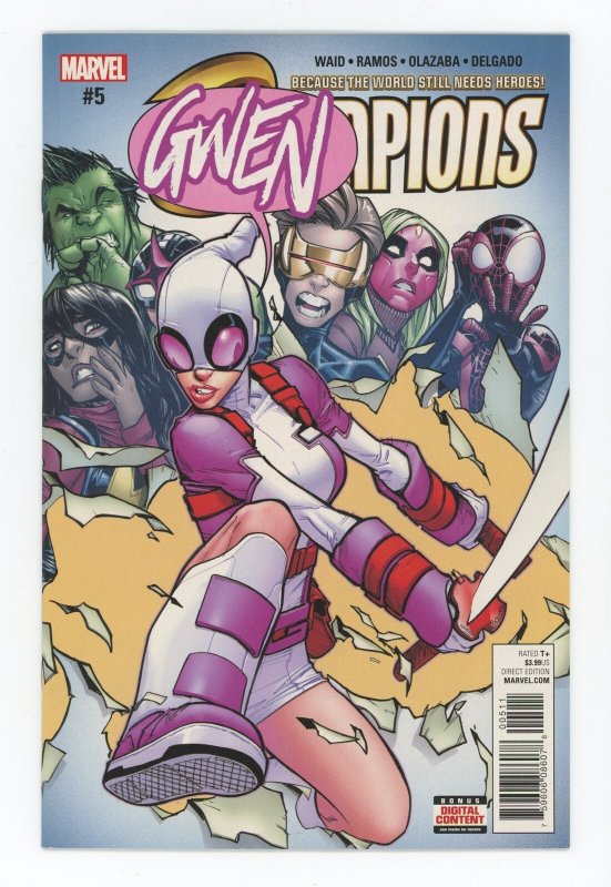 Champions #5 NM 2017 Gwenpions Ramos Cover A Marvel Comics