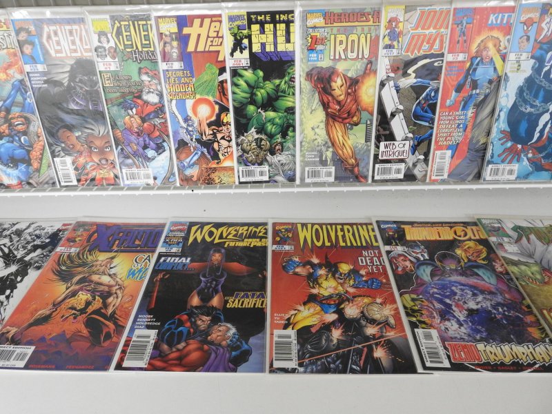 Huge Lot 120+ W/ Hulk, Captain America, Blade+ Avg VF Condition