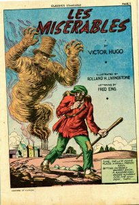 Classics Illustrated #9 HRN 87 Gilberton-Les Miserables-Victor Hugo-VF/NM