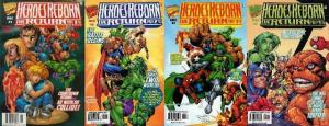 HEROES REBORN THE RETURN (1997 MARVEL) 1-4 complete set