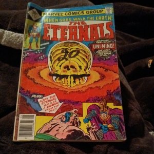 The Eternals 12, 1st appearance of the Uni Mind marvel comics Bronze Age 1977