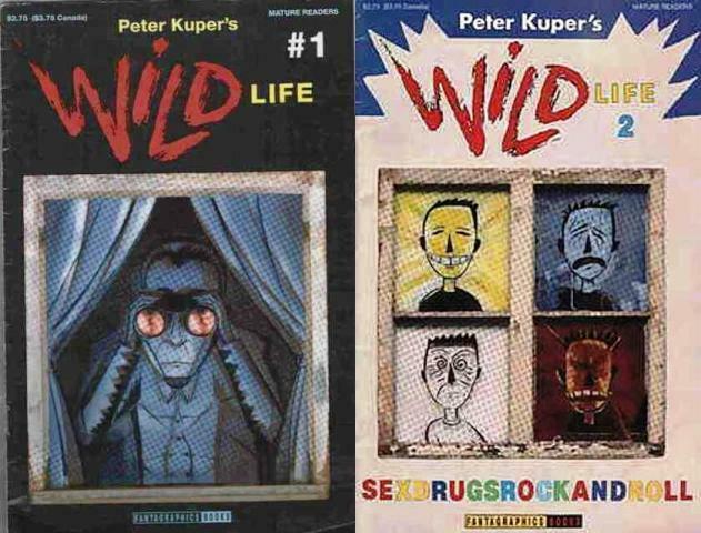 WILD LIFE (1994 FANTAGRAPHICS) 1-2  PETER KUPER's COMICS BOOK