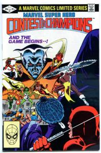 MARVEL SUPER HERO Contest of Champions #1 2 3, VF, 1982, 3 issue set, Dr Strange