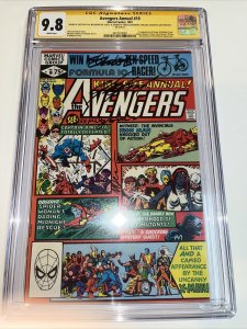 Avengers Annual (1981) # 10 (CGC 9.8 WP) Signed Milgrom Claremont Golden Shooter