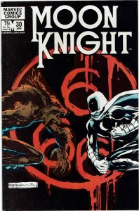 Moon Knight #30 (1980 v1) Bill Sienkiewicz Werewolf By Night FN+