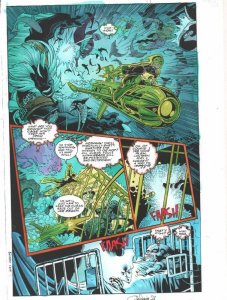 Justice Leagues: JLA #1 p.19 Color Guide Art - Green Lantern by John Kalisz