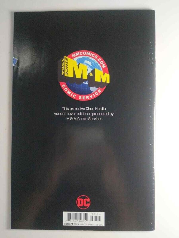 Justice League vs Suicide Squad #1 Rebirth FN/VF B&W Exclusive Variant DC Com...