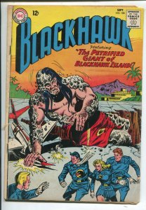 Blackhawk #188 - The Petrified Giant! - (Grade 4.0) 1963