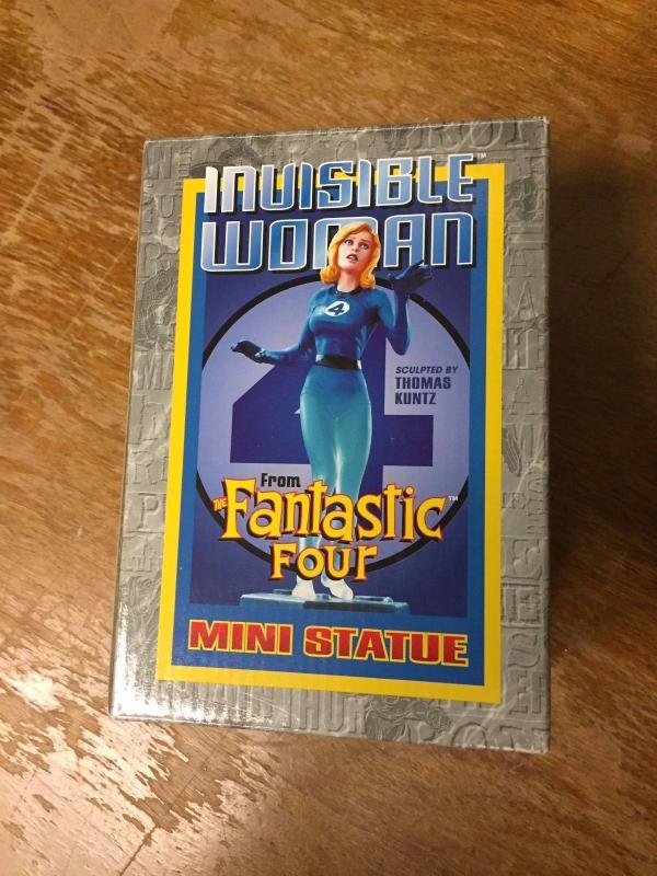 Invisible Woman Fantastic Four Mini Statue 2003 Bowen Designs IN BOX #'d TWT1