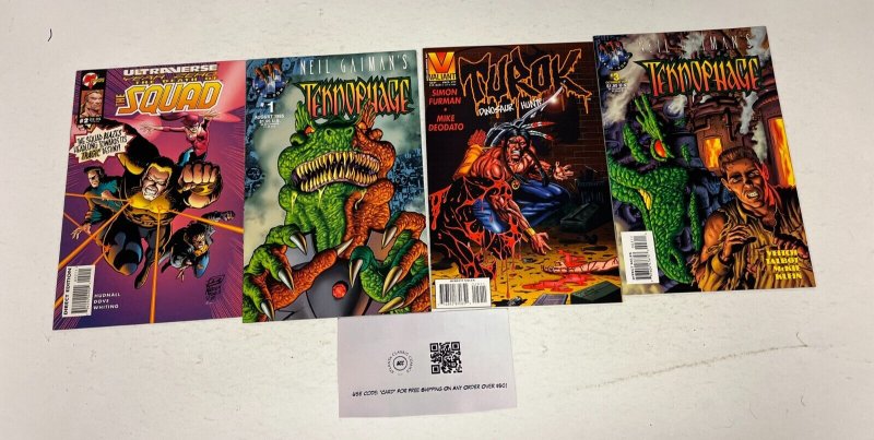 4 Comics Teknophage 1 3 The Squad 2 Turok 29 40 JW22