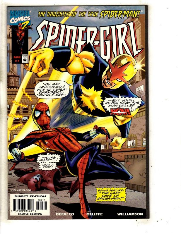 10 Marvel Comics Spider-Woman # 1 2 3 4 + Sp Girl # 7 8 13 14 15 Annual 99' CR59