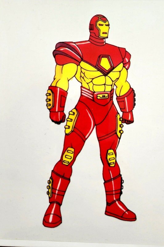 1994 Marvel ACTION HOUR #0 Comic Book w IRON MAN & MANDARIN Animation Cel NM