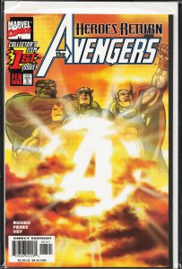 Avengers #1 Sunburst Cover (1998) The Avengers