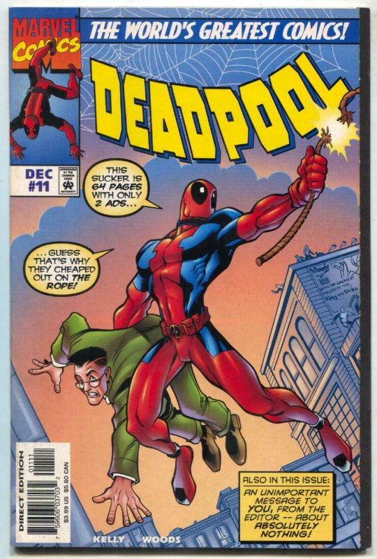 Deadpool #11 1997- Amazing Fantasy #15 cover swipe- VF