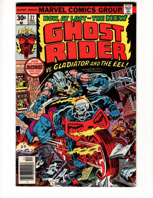 Ghost Rider #21  Gladiator Appearance Gil Kane MIGHTY MARVEL Bronze !!!