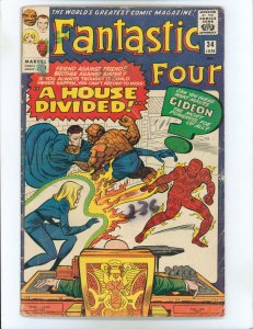 Fantastic Four #34 (1965) 1st app. of Greg and Thomas Gideon