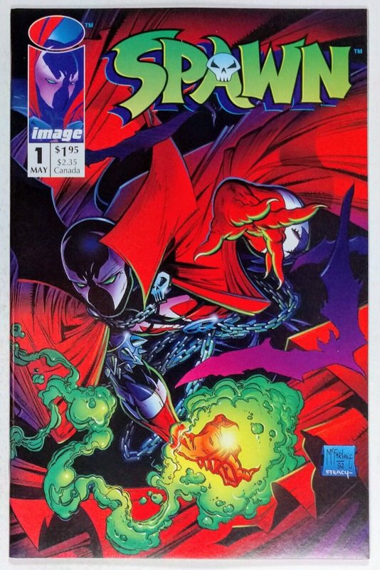 Spawn #1, 1st appearance of Spawn 