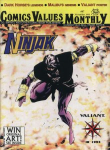 Comics Values Monthly #87 (with poster) VG ; Attic | low grade comic Ninjak