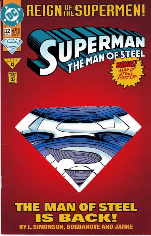 Superman: The Man of Steel #22