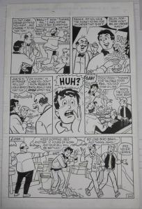 STAN GOLDBERG ORIGINAL ART! Jughead story, Bird Brain, 2013, complete! 5 pages