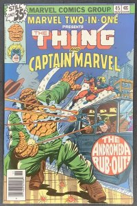 Marvel Two-In-One #45 Newsstand Edition (1978, Marvel) VF/NM