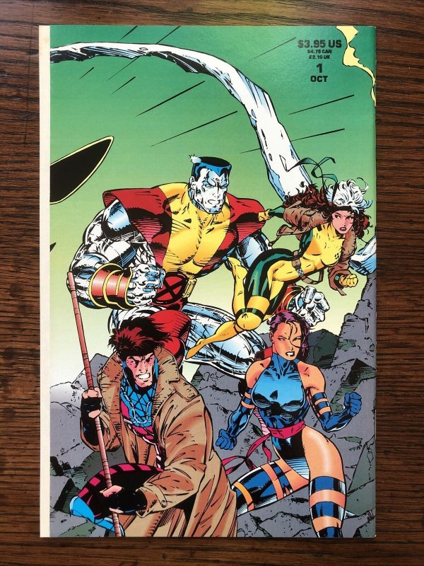 X-Men #1 PERFECT!! Variant Wrap Around Cover E 1991 Marvel Jim Lee