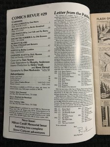 1988 COMICS REVUE Magazine #29 VG/FN 5.0 Popeye / Flash Gordon / The Phantom