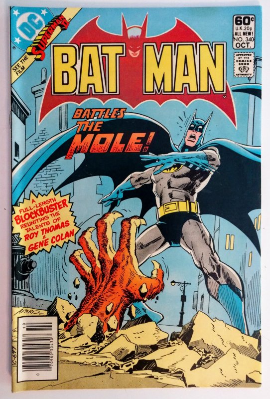 Batman #340 (VF, 1981) NEWSSTAND