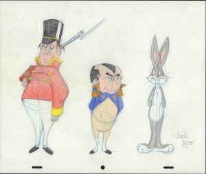 Bugs Bunny & Napoleon Looney Tunes Color Art Commission by Virgil Ross