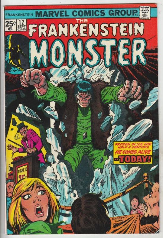 Frankenstein, the Monster of #12 (Sep-74) VF/NM High-Grade Frankenstein